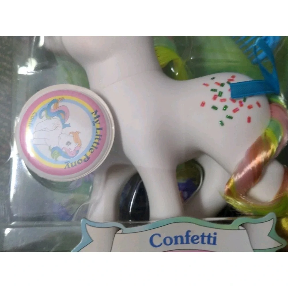 My Little Pony CONFETTI Rainbow Collection Figure Retro Basic Fun MLP‎ NEW READ - Picture 7 of 9